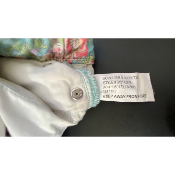 Ralph Lauren Girls Floral Printed Denim‎ Pants Jeans Size 5 Country Cute Western - Picture 6 of 8